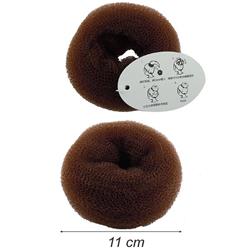 Ciambella Supporto per Chignon Castano 11 Cm